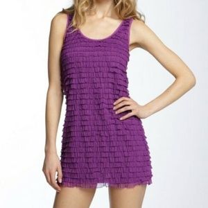 Free People Anthropologie Patra Ruffle Dress SizeM